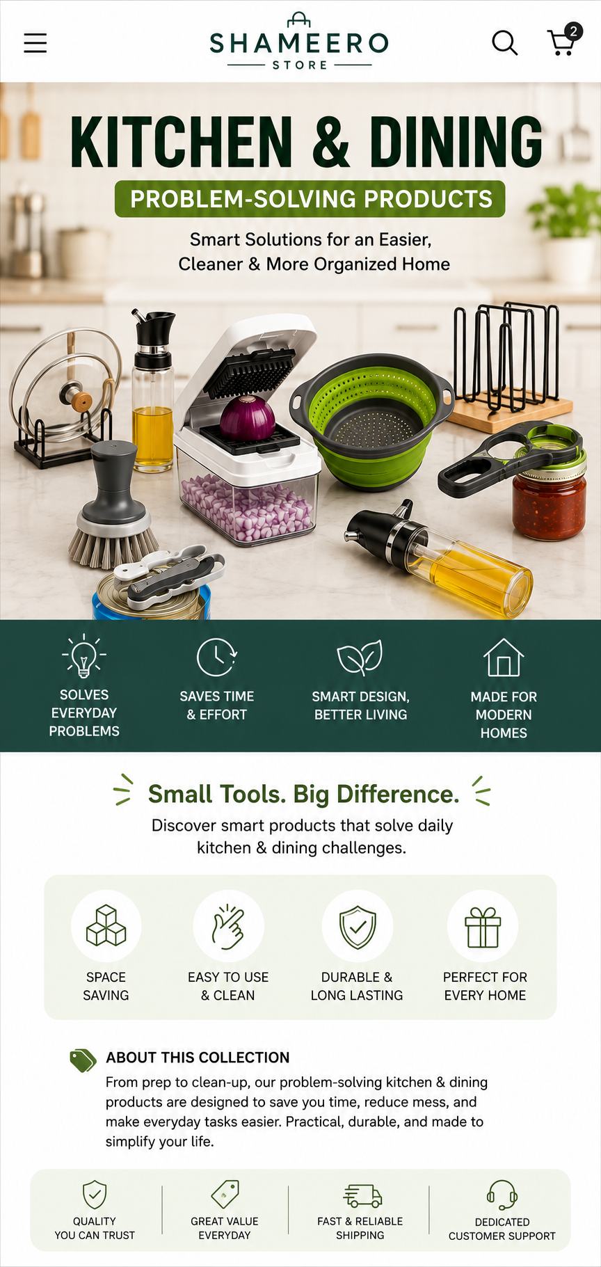 Kitchen & Dining Problem-Solving Products | Shameero Store