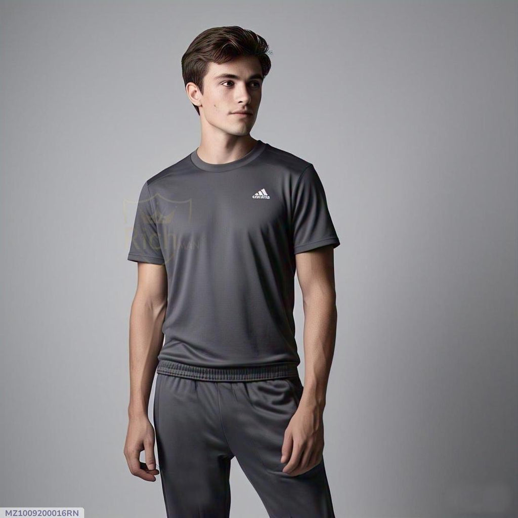 2 Pcs Micro Printed Track Suit
