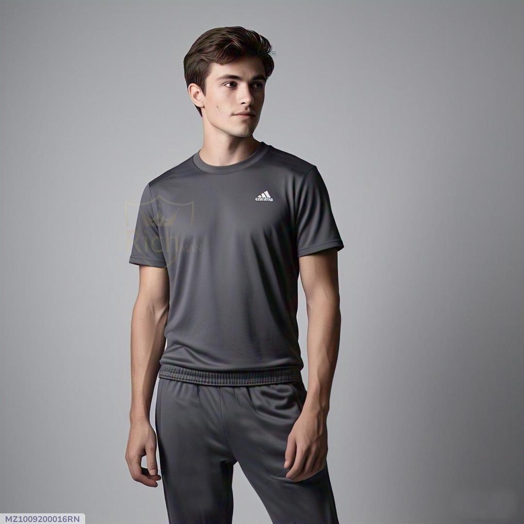 2 Pcs Micro Printed Track Suit