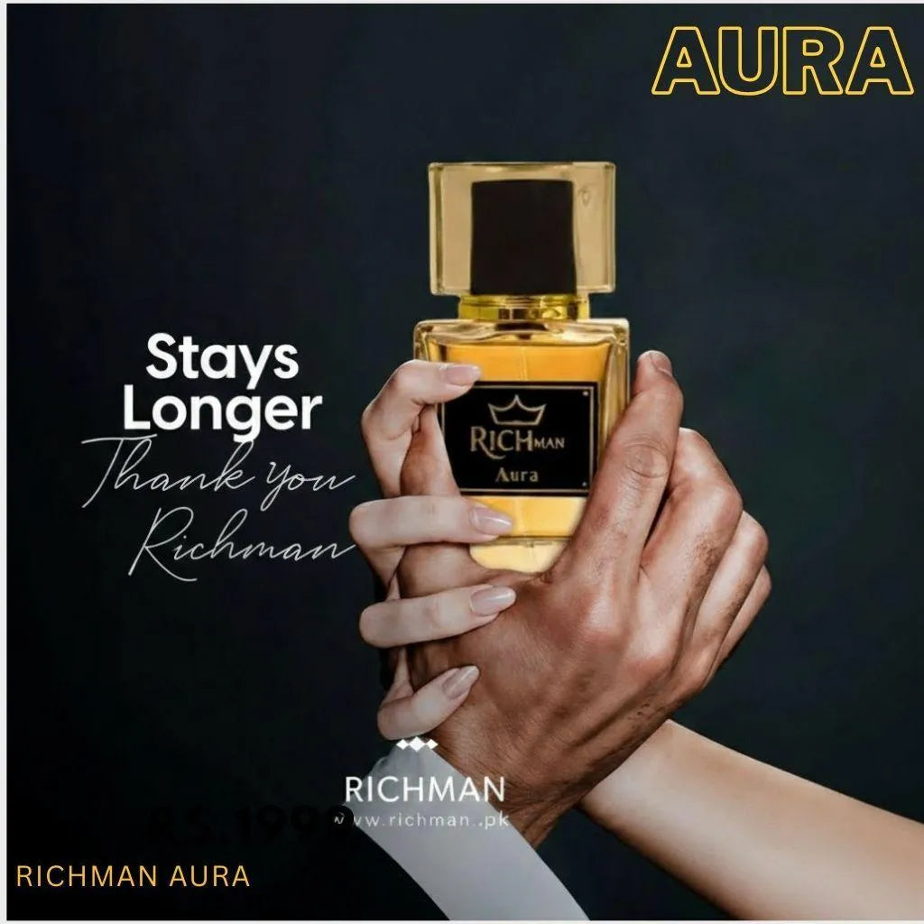 Aura Perfume for Men 50ml Long Lasting Spicy Oud Scent