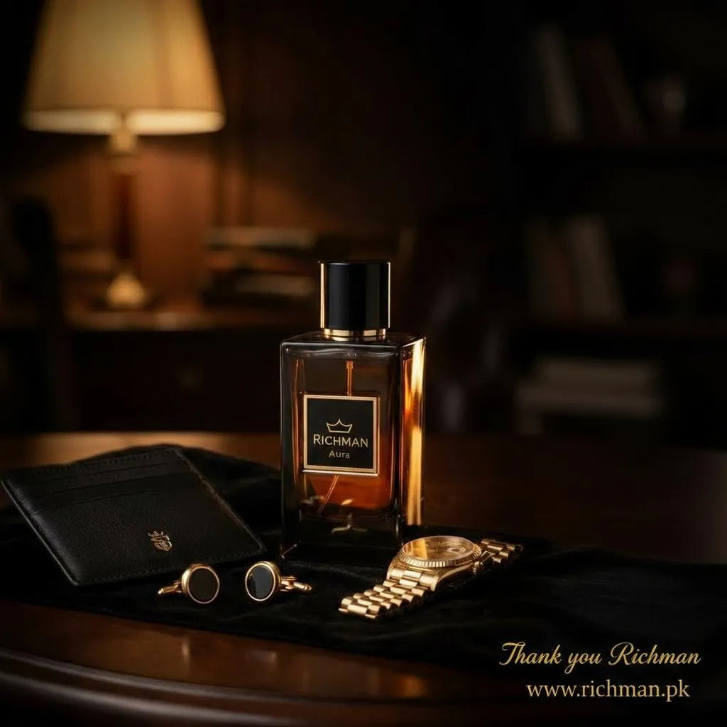 RichMan Aura Perfume for Men 2ml Long Lasting Bold Spicy Scent