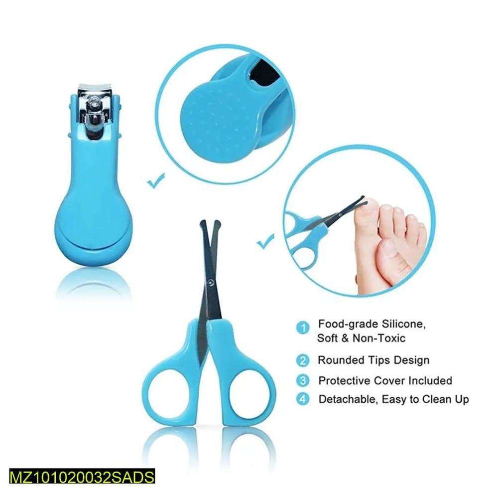 Baby Care Kit 13 Pcs Silicone Stainless Steel Blue