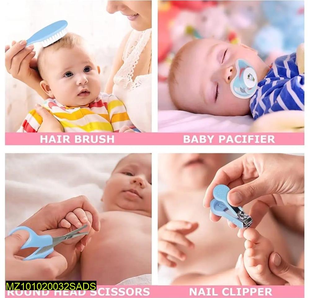 Baby Care Kit 13 Pcs Silicone Stainless Steel Blue