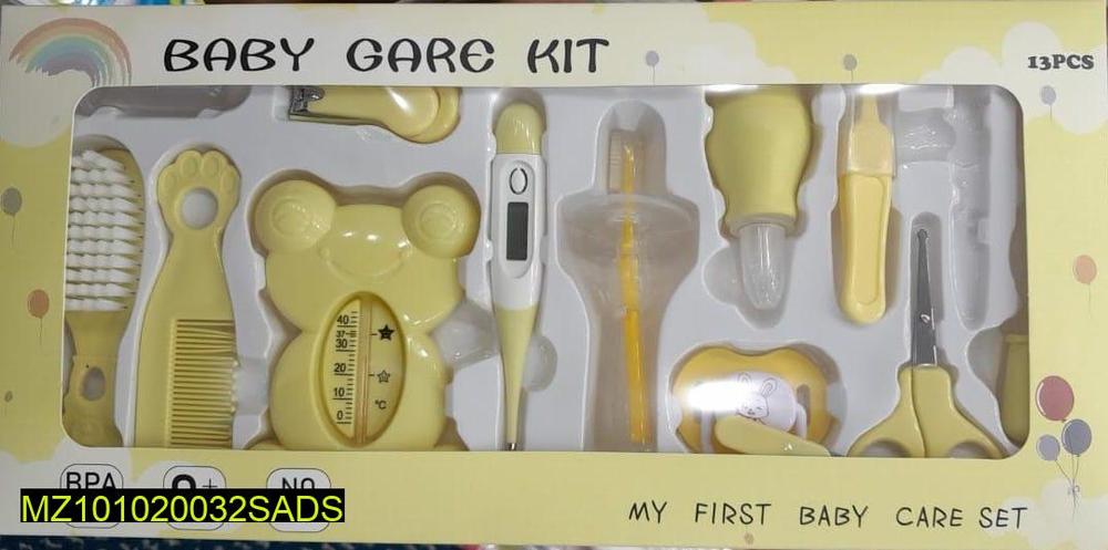 Baby Care Kit 13 Pcs Silicone Stainless Steel Blue