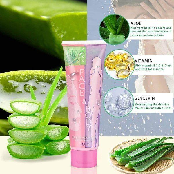 Face & Body Scrubbing Gel 100ml Pink Purple