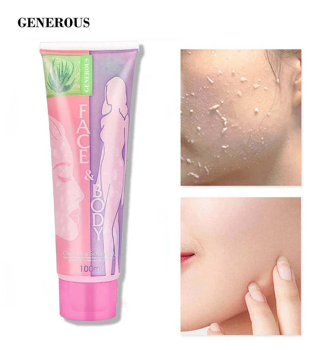 Face & Body Scrubbing Gel 100ml Pink Purple