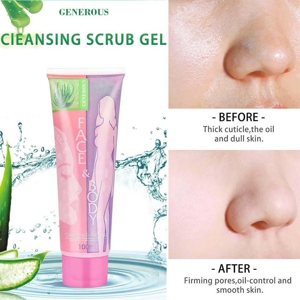 Face & Body Scrubbing Gel 100ml Pink Purple