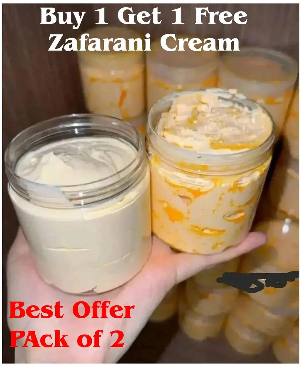 Zafarani Cream Whitening Pack of 2 for Glowing Skin