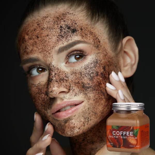 Wokali Coffee Sherbet Body Scrub 350ml Pack of 2