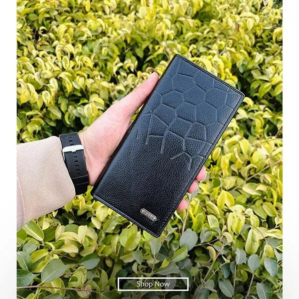 Premium Leather Wallet for Men - Dark Brown, Tan, Black