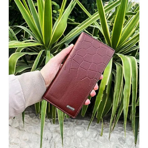 Premium Leather Wallet for Men - Dark Brown, Tan, Black