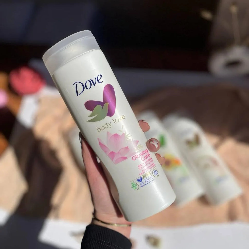 Dove Glowing Care Body Lotion 250ml Natural Radiant Skin