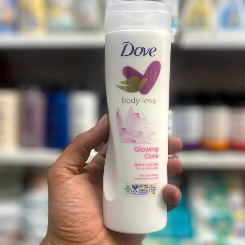 Dove Glowing Care Body Lotion 250ml Natural Radiant Skin