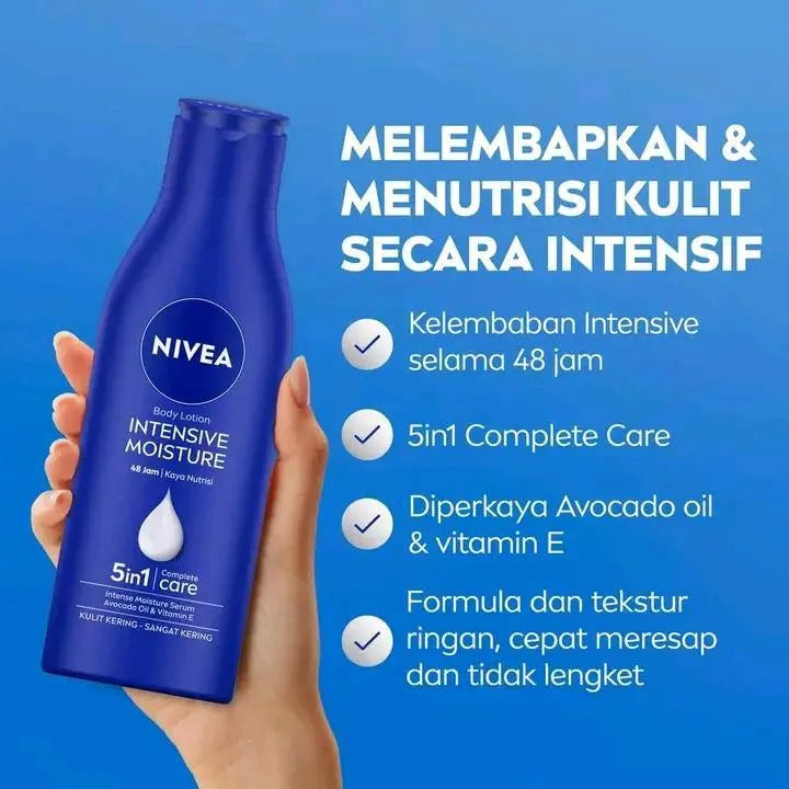 Nivea Intensive Moisture Body Lotion 100ml for Dry Skin