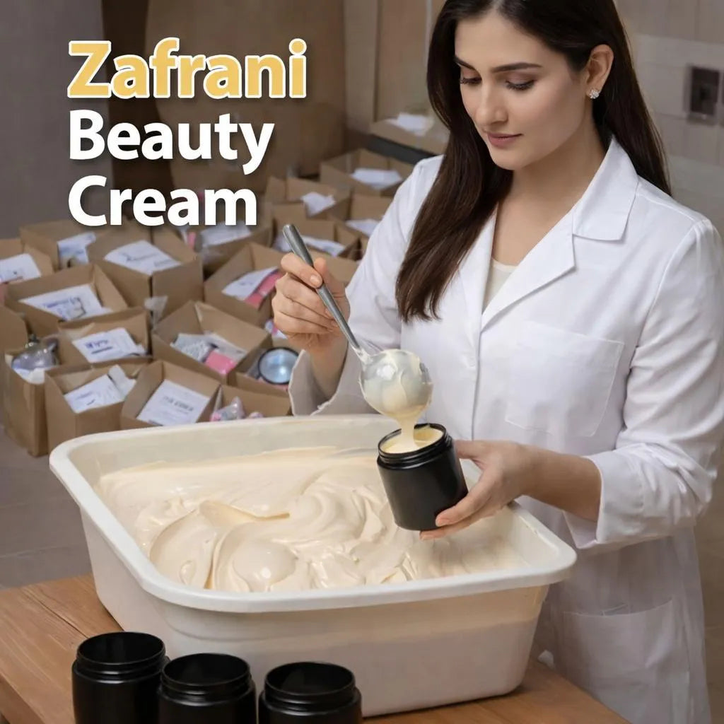 Zafrani Whitening Cream Brown Jar All Skin Types