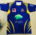 Men's Blue Printed Cotton Jersey T-Shirt