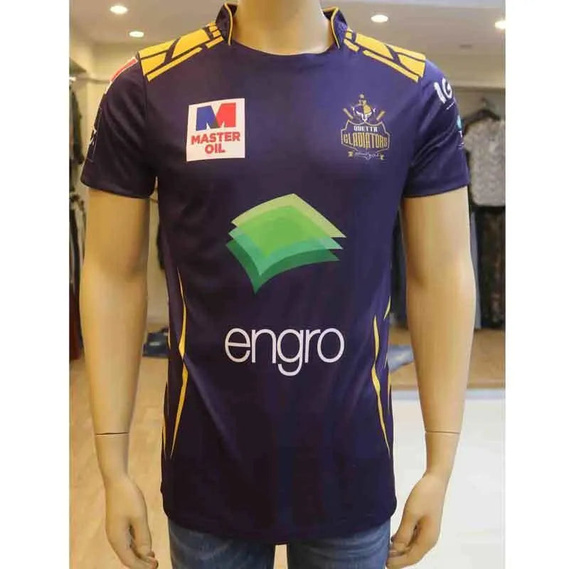 Men's Blue Printed Cotton Jersey T-Shirt
