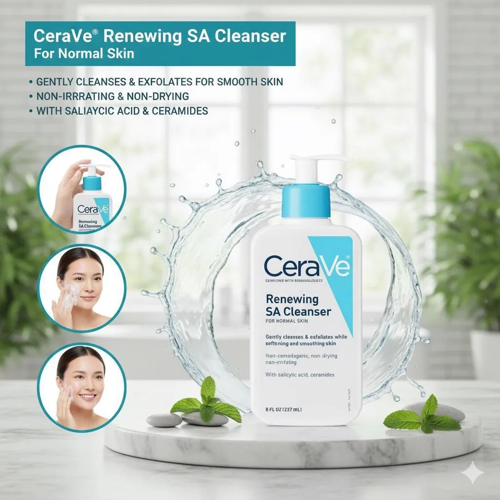 CeraVe SA Cleanser 50ml Non-Irritating for Normal Skin