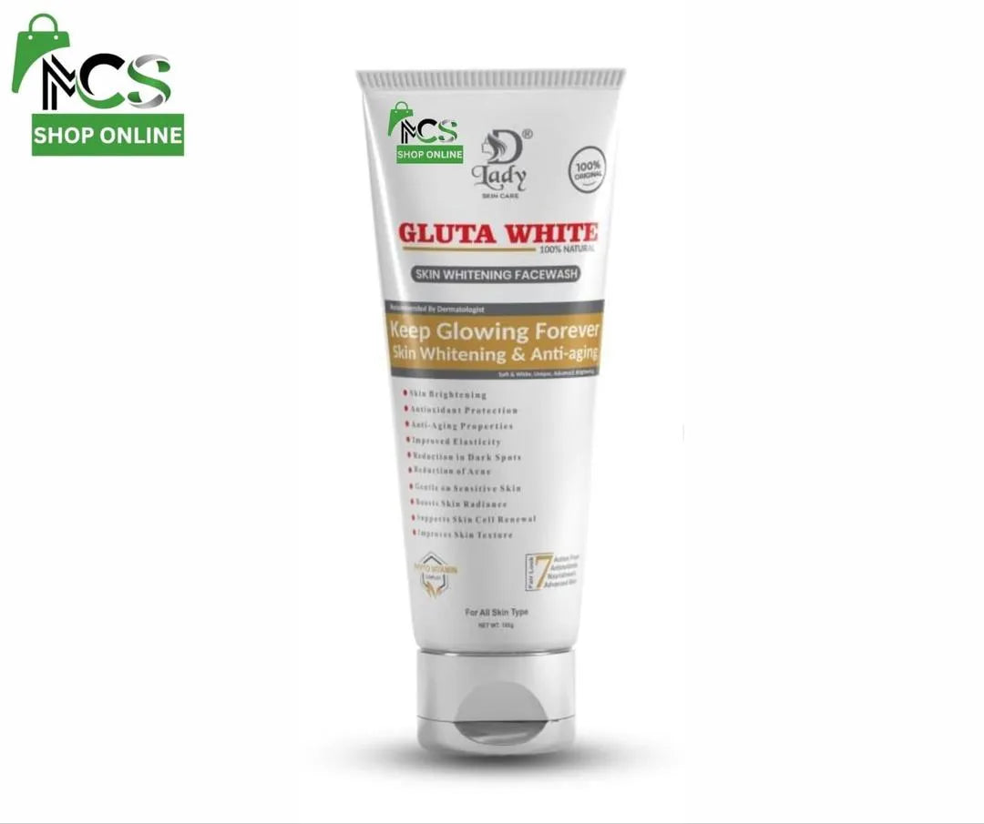 Gluta White Face Wash for Oily Skin Brightening