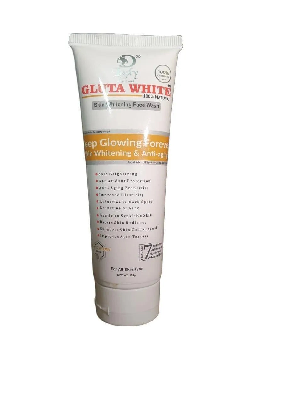 Gluta White Face Wash for Oily Skin Brightening