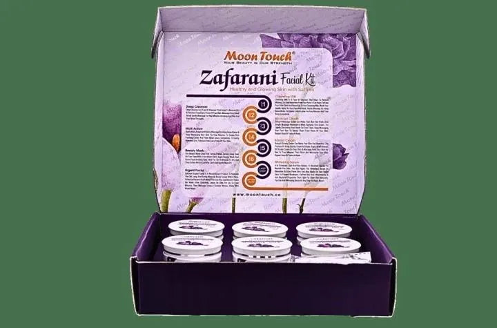 Zafarani Whitening Facial Kit 6-Step Brightening for All Skin Types