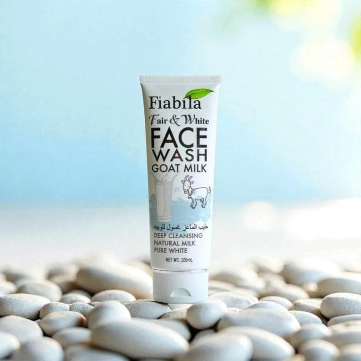 Fiabila Fair & White Goat Milk Face Wash 100ml All Skin Types