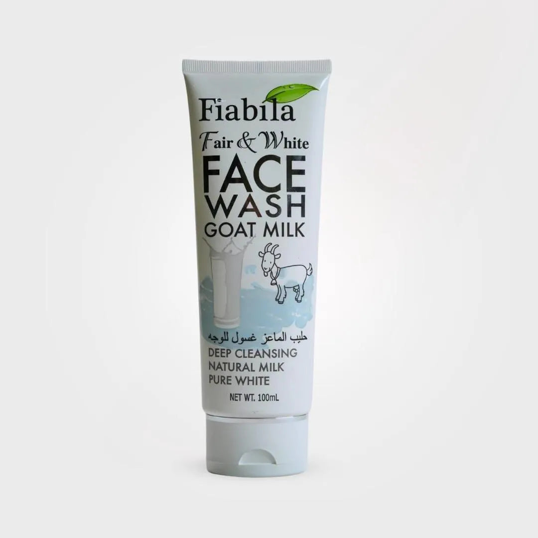 Fiabila Fair & White Goat Milk Face Wash 100ml All Skin Types