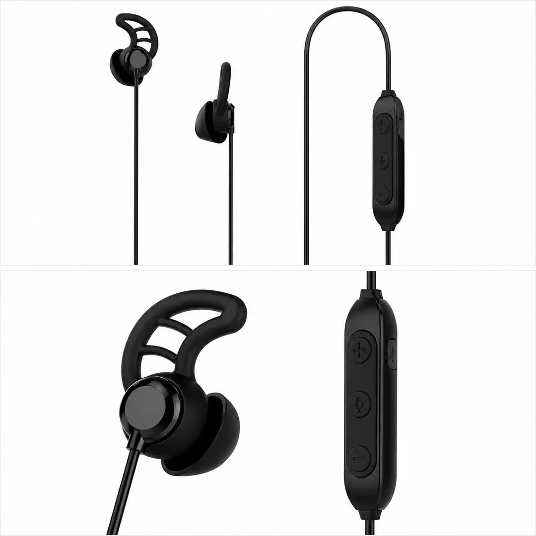 Xiberia X8 Wireless Sleeping Bluetooth Earphone - Black / Soft Silicon material / 10m Stable Connection / 1.5H Charging Time / Soft in Ear and Comfortable / Waterproof And Sweat-proof / Built-in High-sensitivity Microphone / Clear line control function