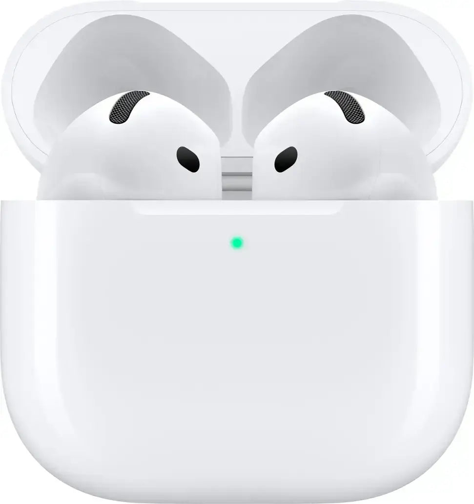 White Airpods Pro 4 Wireless Earbuds with Active Noise Cancellation, Bluetooth 5.0