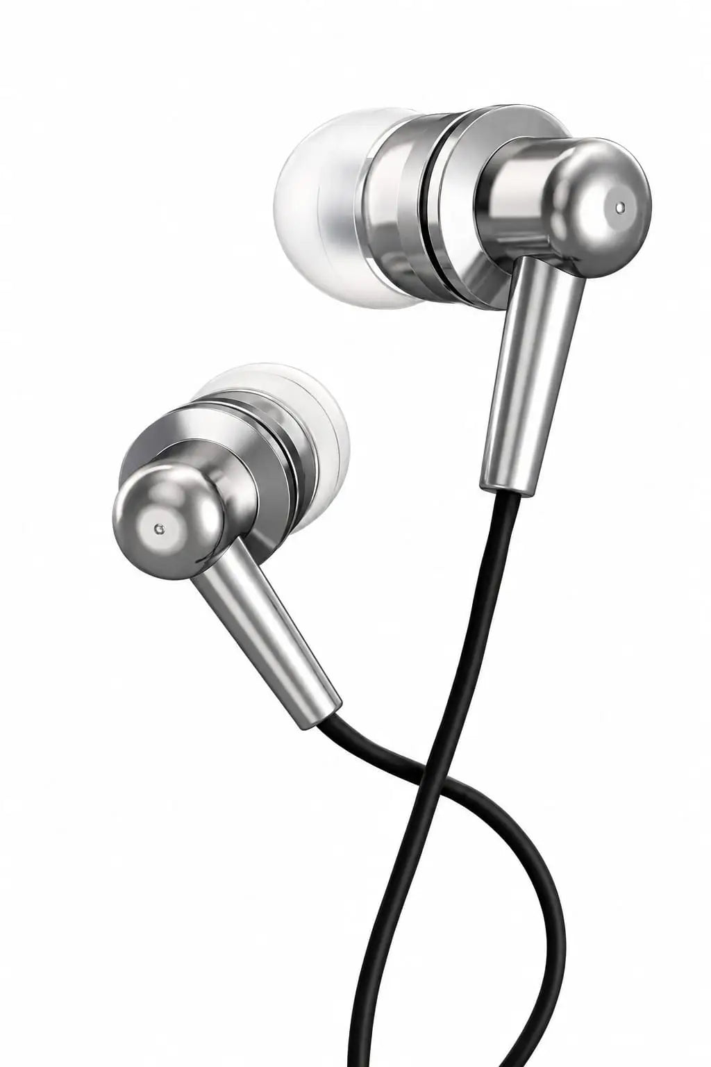 Buy 1 Get 1 Free Metal Handsfree Black Handsfree Universal 3.5mm Earphones | Heavy Bass & Clear Sound | Compatible with All Android Devices