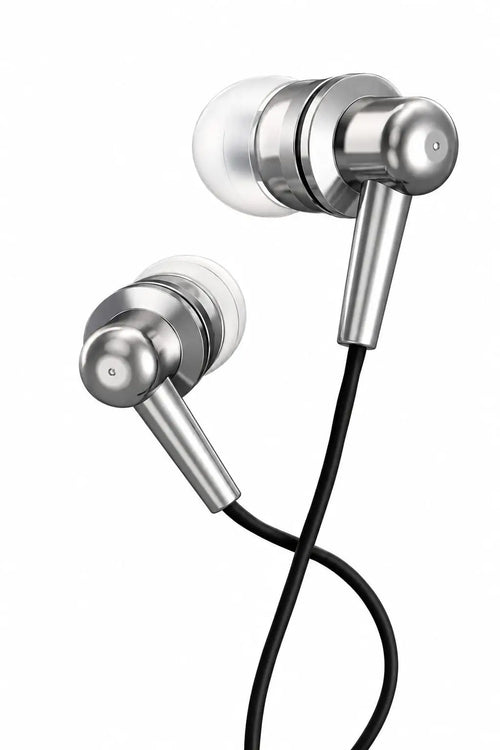 Buy 1 Get 1 Free Metal Handsfree Black Handsfree Universal 3.5mm Earphones | Heavy Bass & Clear Sound | Compatible with All Android Devices