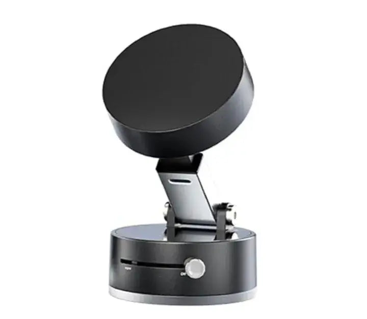 A2 Vacuum Magnetic Folding Mobile Holder | 360° Rotatable Double-Sided Suction Stand | Strong Magnetic Phone Bracket for Desk & Car