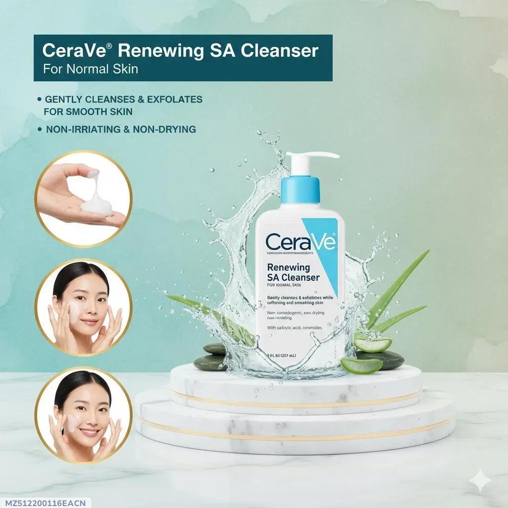 CeraVe Renewing SA Cleanser for Normal Skin Non-Drying 237 Ml