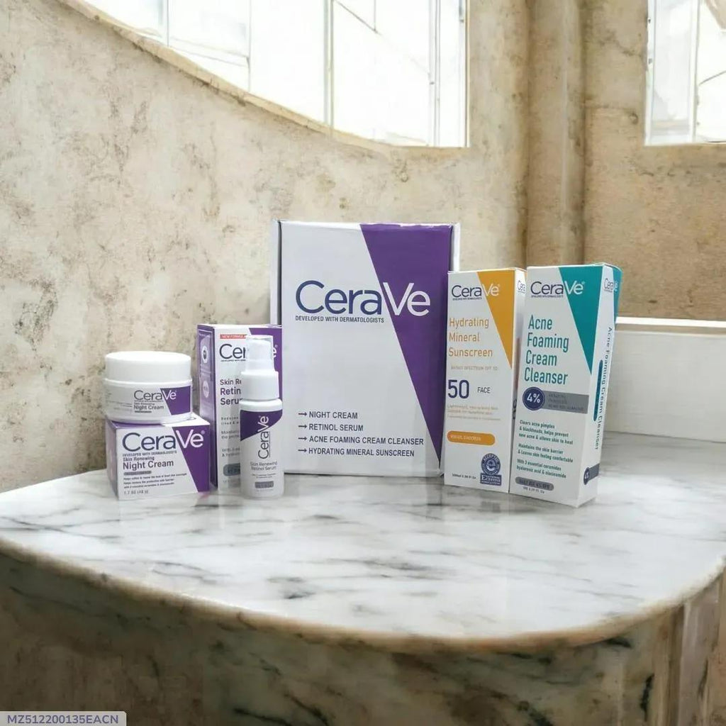 CeraVe Whitening Brightening 4-Piece Skincare Set