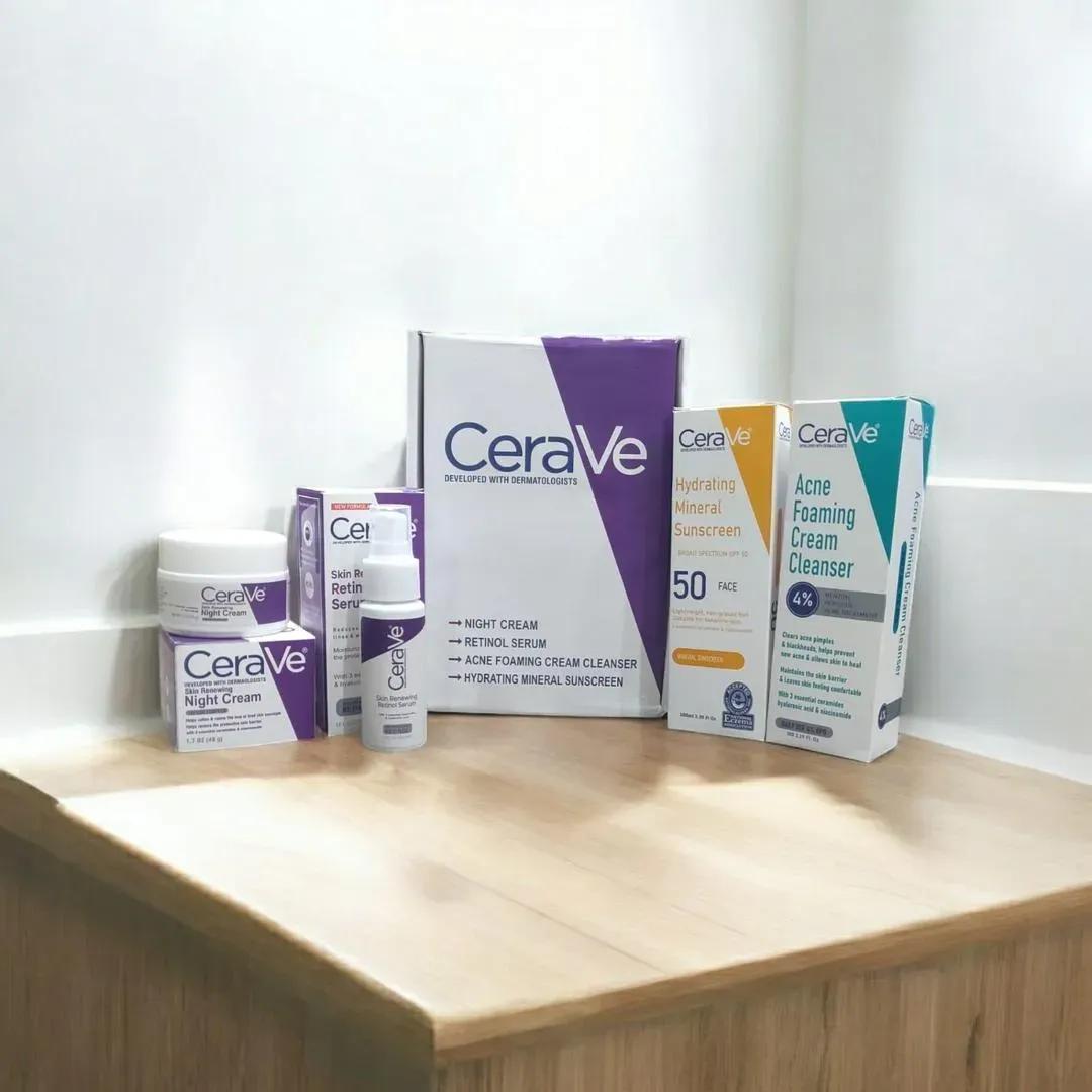 CeraVe Whitening Brightening 4-Piece Skincare Set
