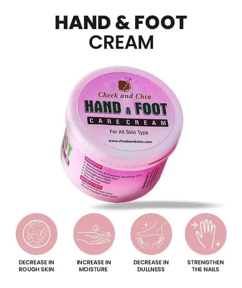 Cheek and Chin Hand & Foot Whitening Cream 100ml All Skin Types