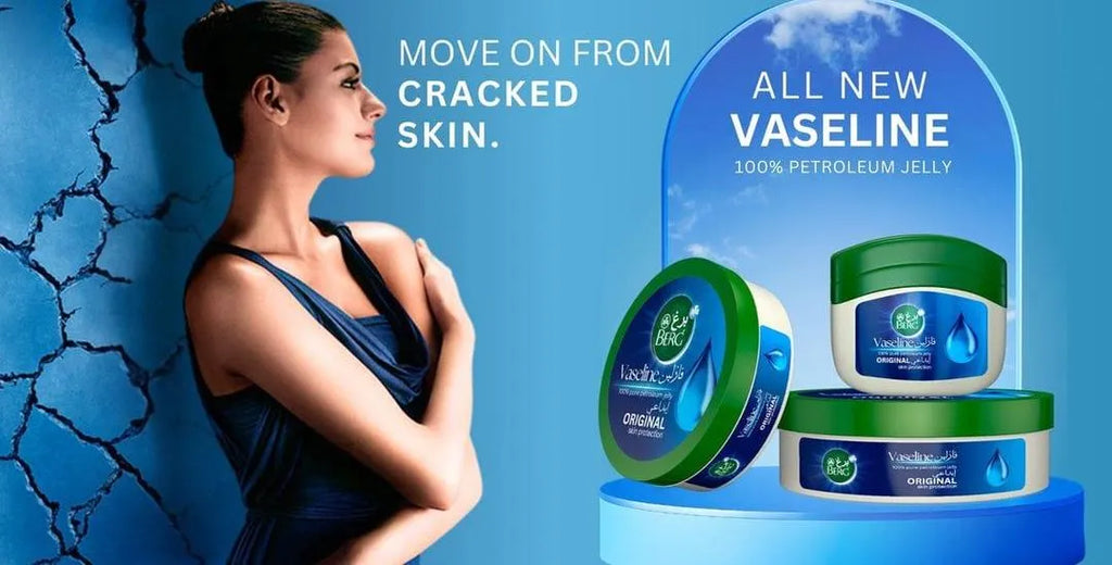 Vaseline Moisturizer for Dry Skin 100% Petroleum Jelly