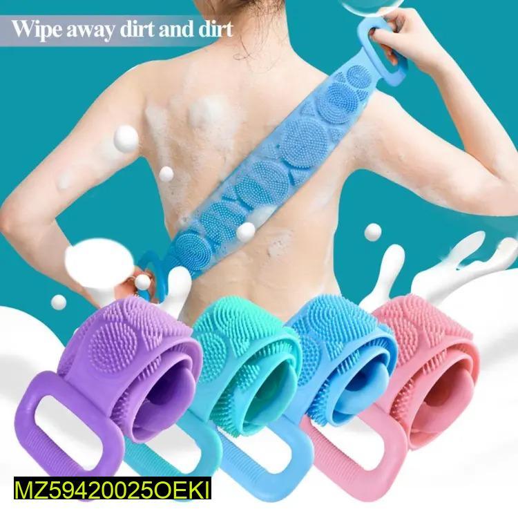 Silicone Back Scrubber for Daily Bathing, Non-Slip, Multi-Color