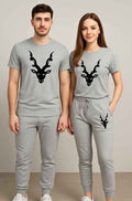 Markhor Printed Tracksuit Set – Premium Casual T-Shirt & Trouser