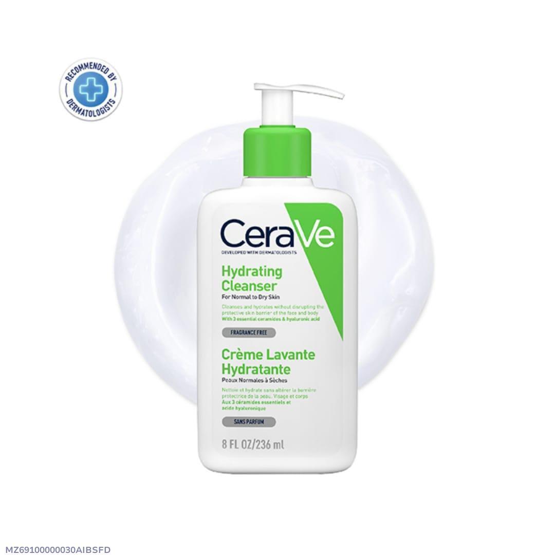 Hydrating Facial Cleanser 236ml Fragrance-Free Dermatologist Recommended