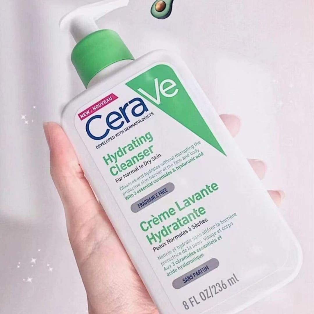Hydrating Facial Cleanser 236ml Fragrance-Free Dermatologist Recommended