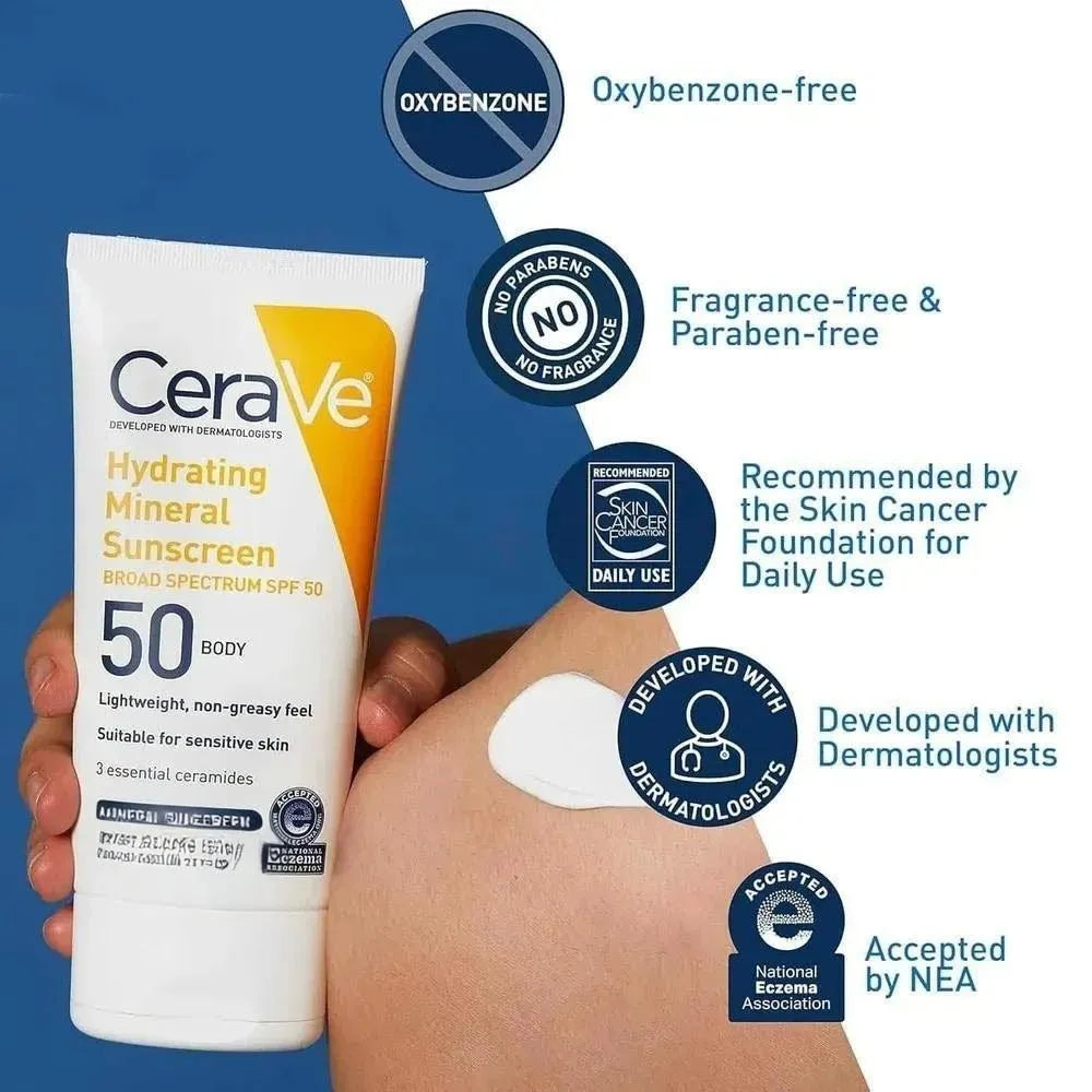 CeraVe UV Protectant Sunblock 200ml Non-Greasy SPF 50