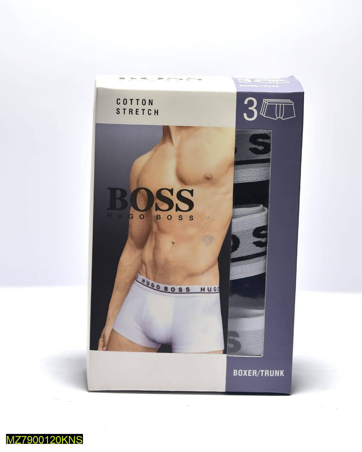 Men Cotton Stretch Waistboxers 5 Sizes Pakistan