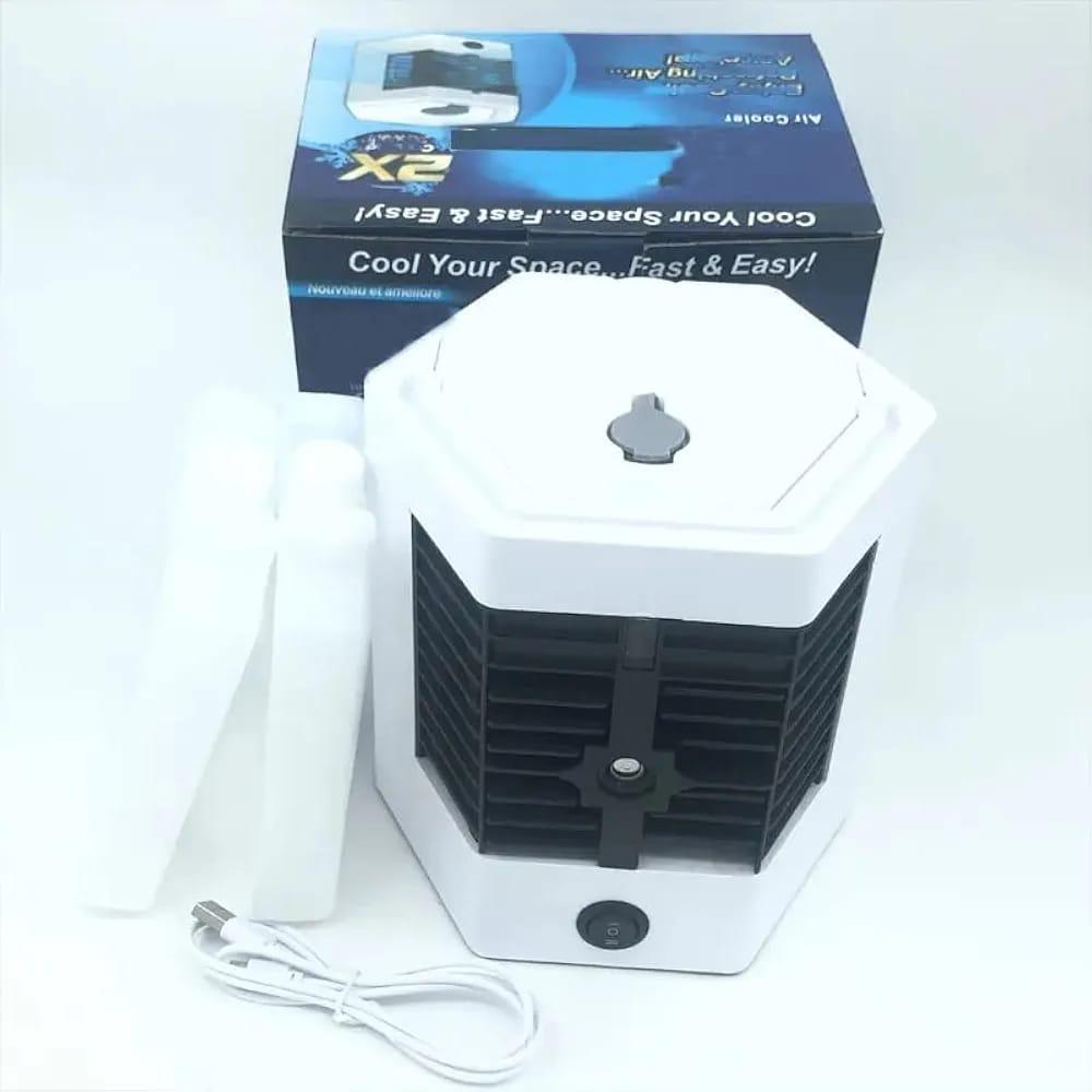 Portable Mini Air Cooler White ABS Lightweight