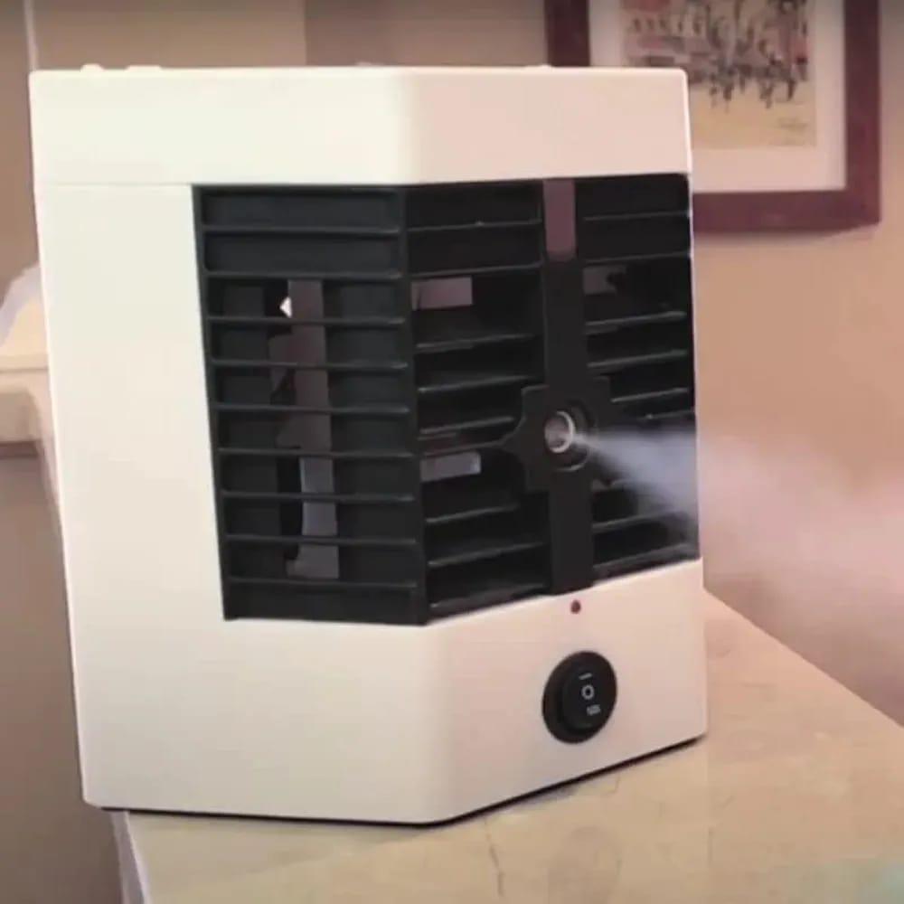 Portable Mini Air Cooler White ABS Lightweight