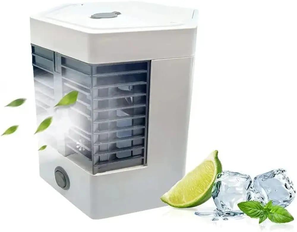 Portable Mini Air Cooler White ABS Lightweight