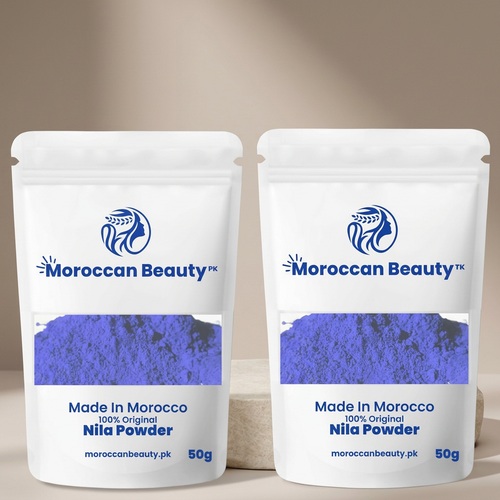 Brightening Face Mask 2 Pcs Blue Whitening Glowing